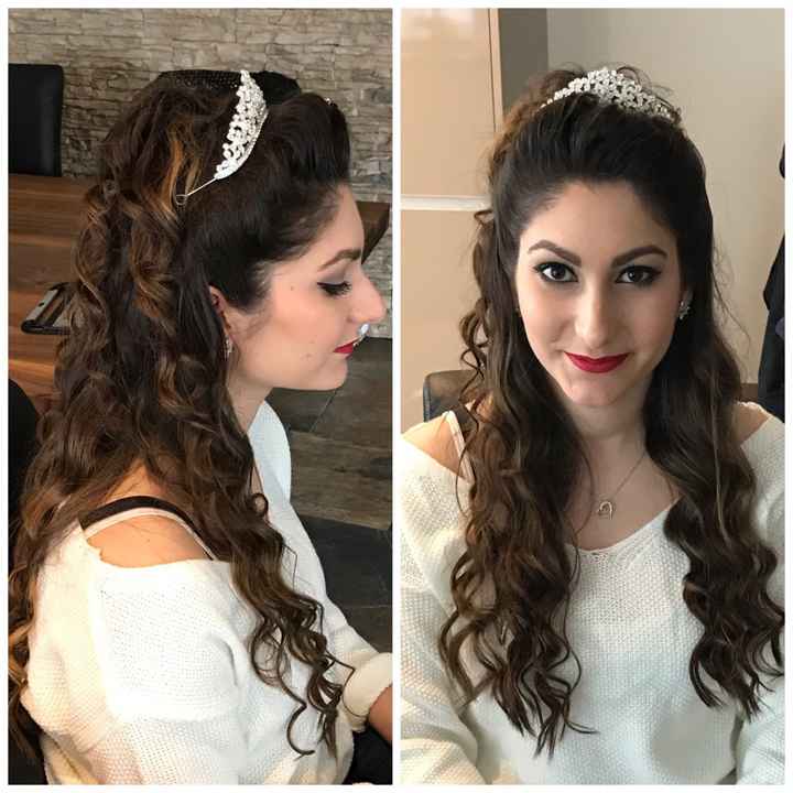 Acconciatura dei capelli 2. prova 😍❤ - 2