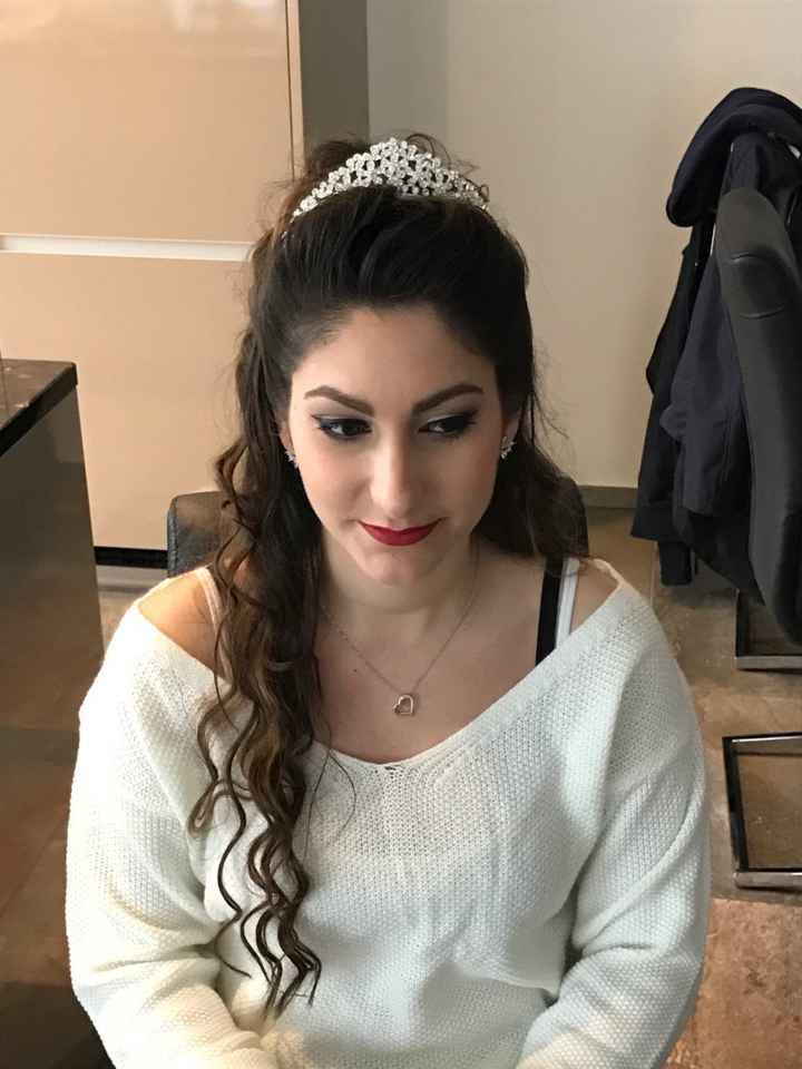 Acconciatura dei capelli 2. prova 😍❤ - 3