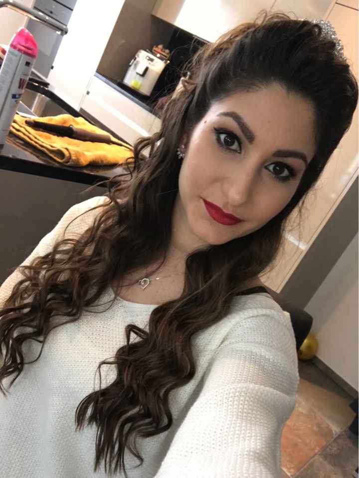 Acconciatura dei capelli 2. prova 😍❤ - 4