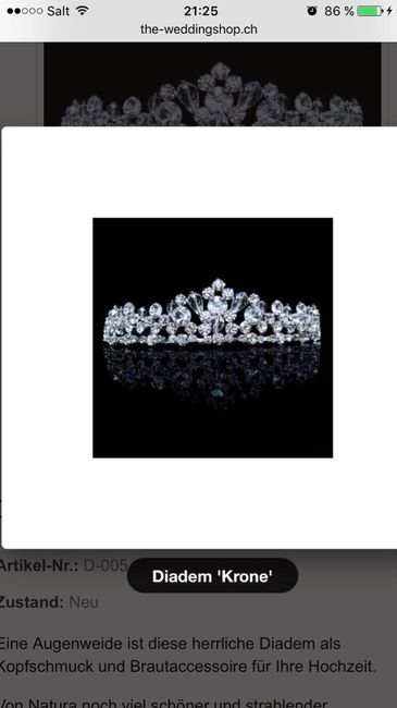 Tiara/diadema/coroncina - 2