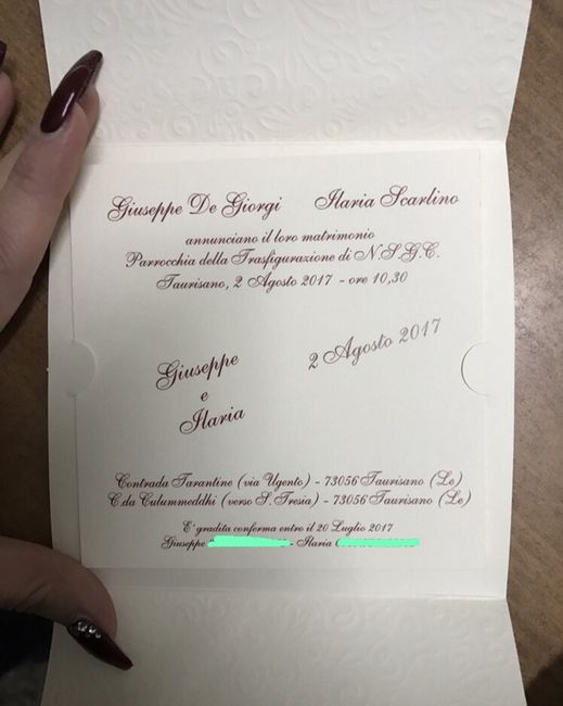 Le mie splendide partecipazioni in scatola😍❤️❤️ - 1