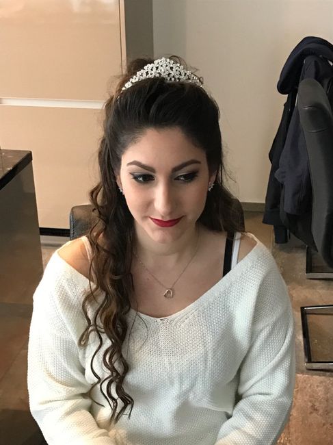 Acconciatura dei capelli 2. prova 😍❤ - 3