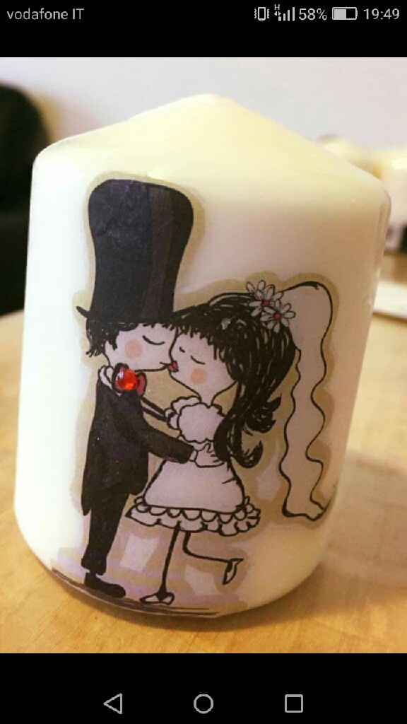 Candela segnaposto - 1