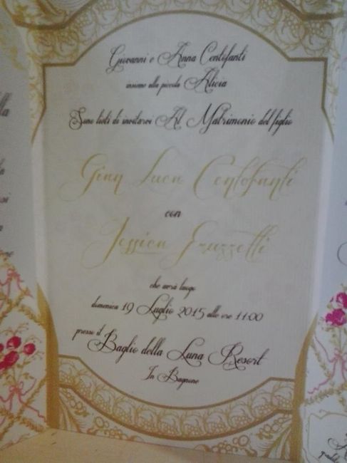 parte centrale invito