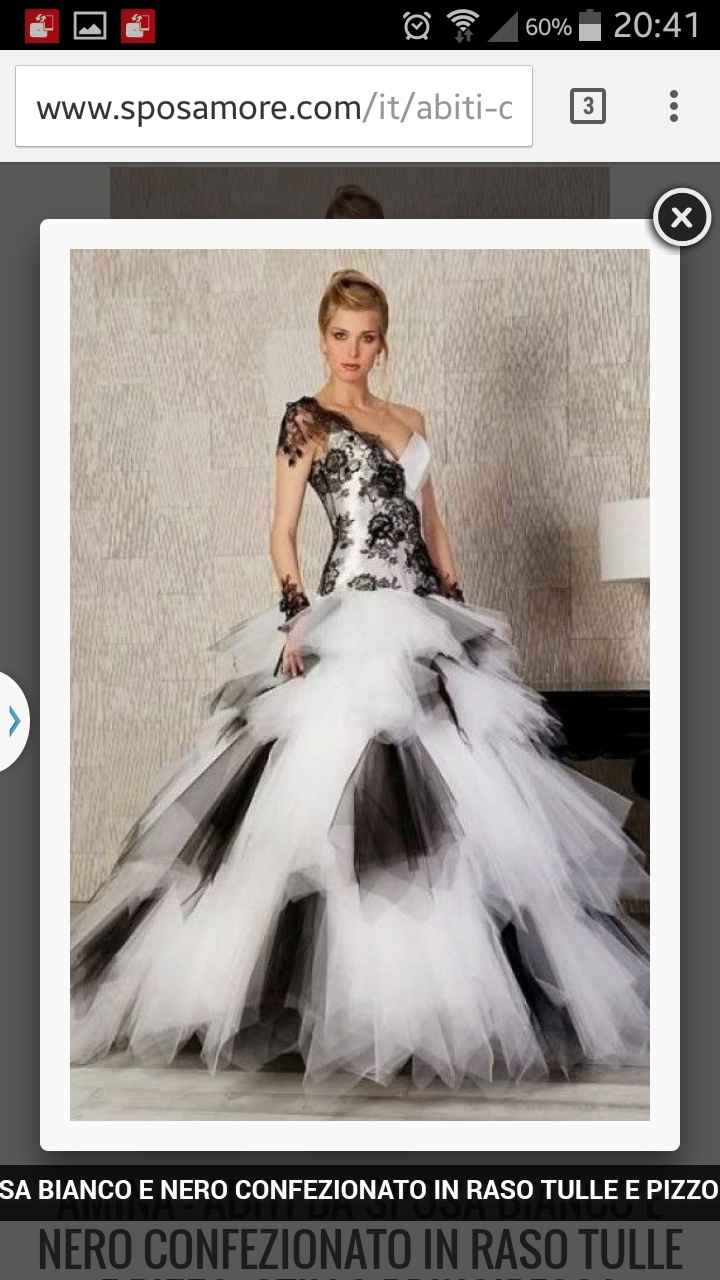 Abito da sposa con il nero... si o no? - 1