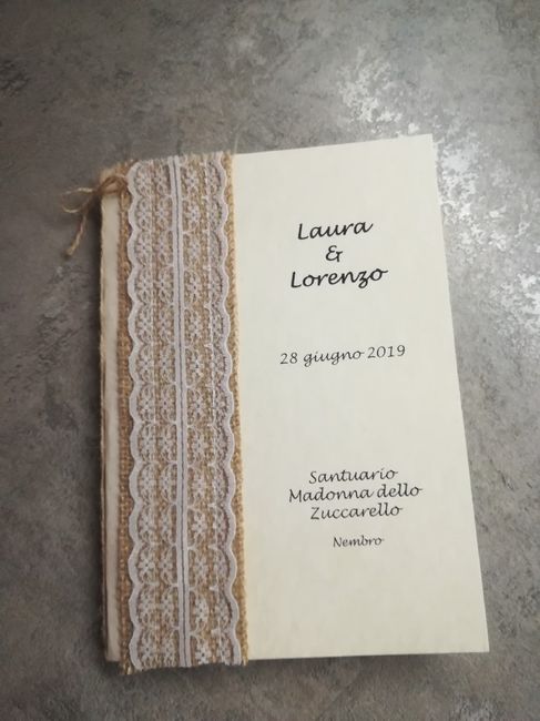 Libretti messa con juta - 1