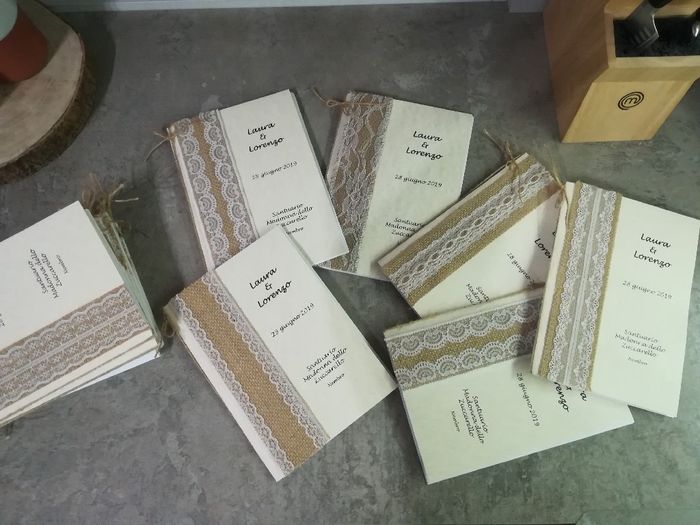 Libretti messa con juta - 2
