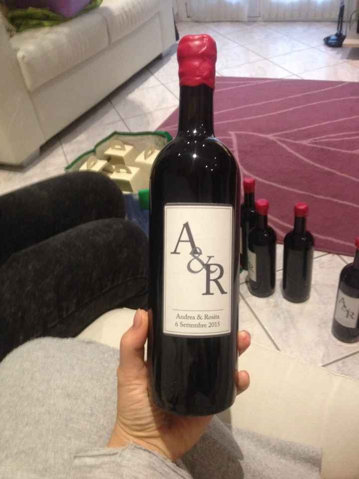 La mia bomboniera ( bottiglia personalizzata ) - 1