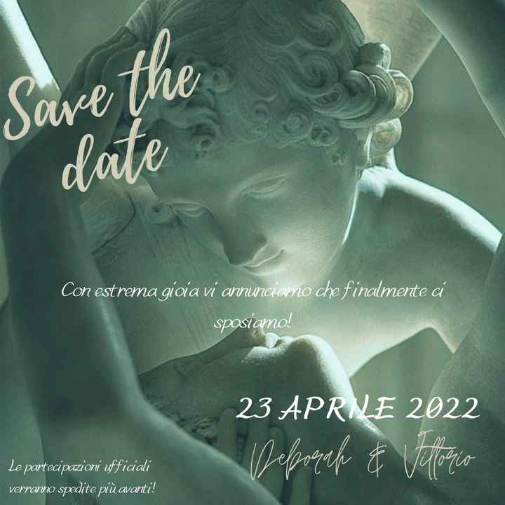 Save the date fai da te ♥️ - 1