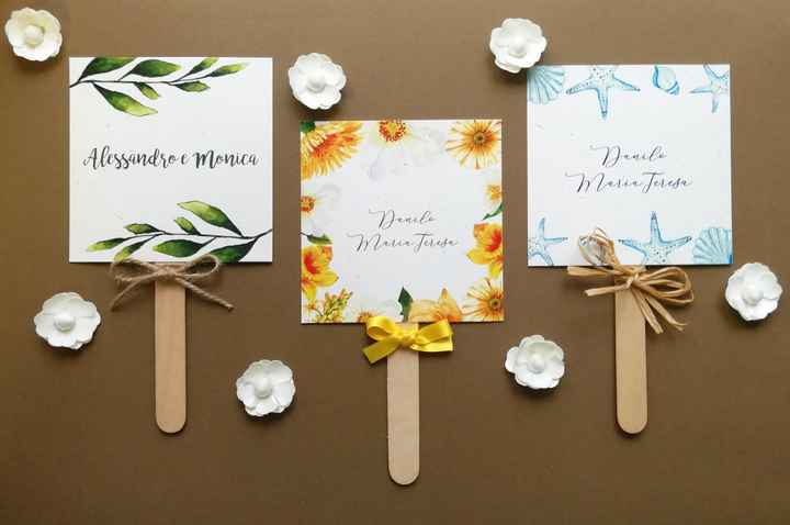 Ventagli fai da te per un matrimonio estivo - 1