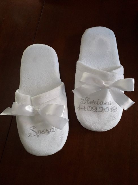 Ciabatte bianche per la preparazione - 1