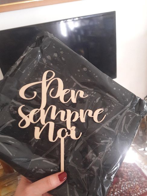 Trovato anche il cake topper😃🥰 - 1