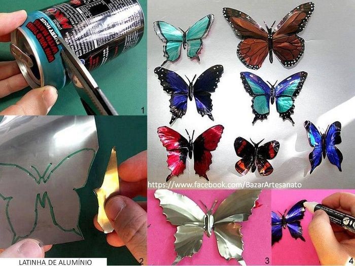Idea farfalle fai da te - 2