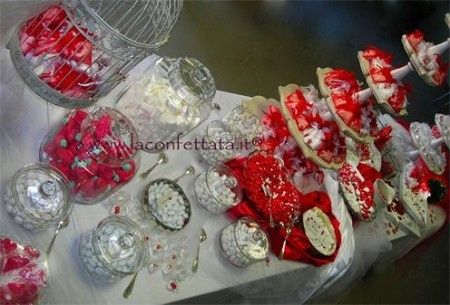 Confettata in bianco e rosso - 5