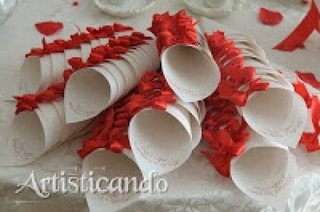 Confettata in bianco e rosso - 7