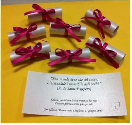 biglietti ringraziamento