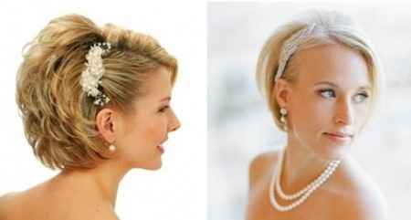 Acconciature sposa capelli corti - 6