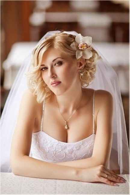 Acconciature sposa capelli corti - 7