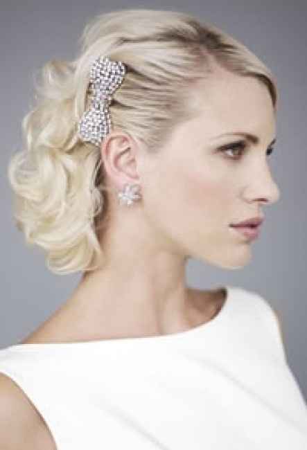 Acconciature sposa capelli corti - 9