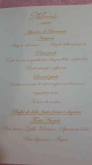 Il nostro menù 😍😋 - 1