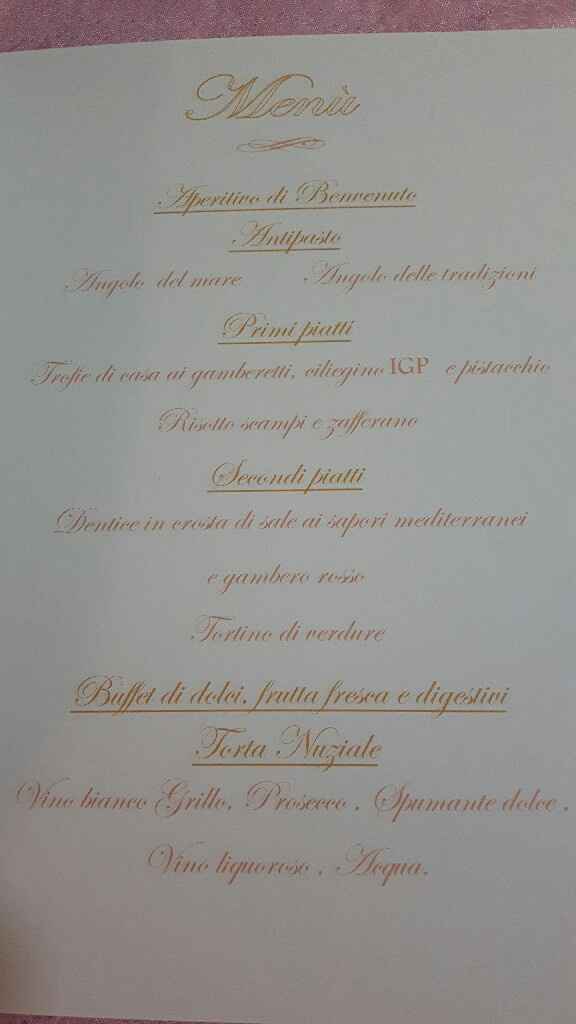 Il nostro menù 😍😋 - 1