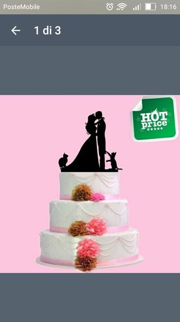 Cake topper: ordinarlo online - 1