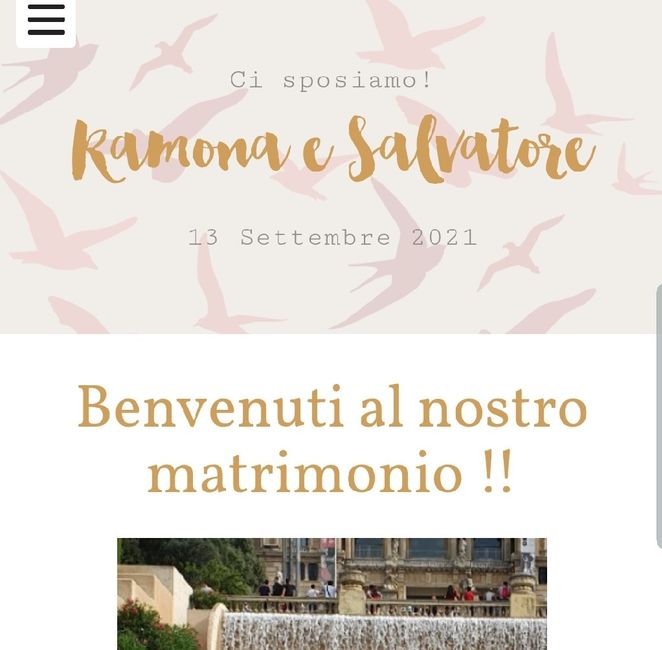 Qual è la foto principale del Wedding Site? O quale metteresti? 2