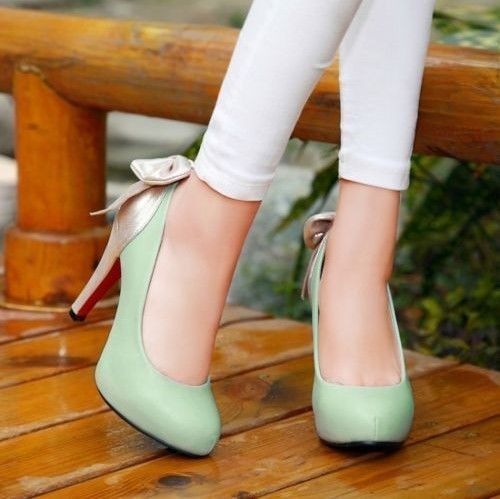 Scarpe verdi menta - 3