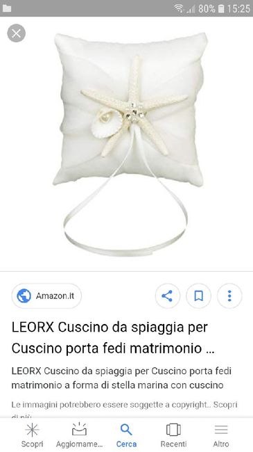 Cuscino porta fede - 1