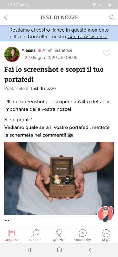 Fai lo screenshot e scopri il tuo portafedi - 1