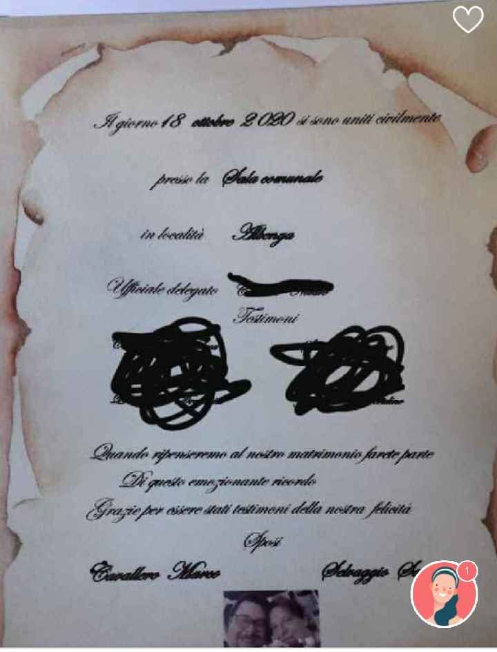 Numero testimoni per rito civile - 1