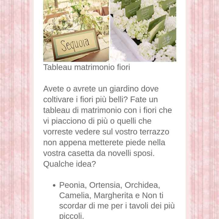 Idee tema fiori - 1