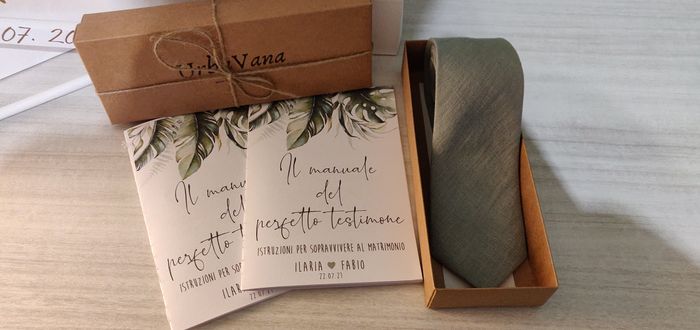 Kit per testimoni e damigella d'onore - 2