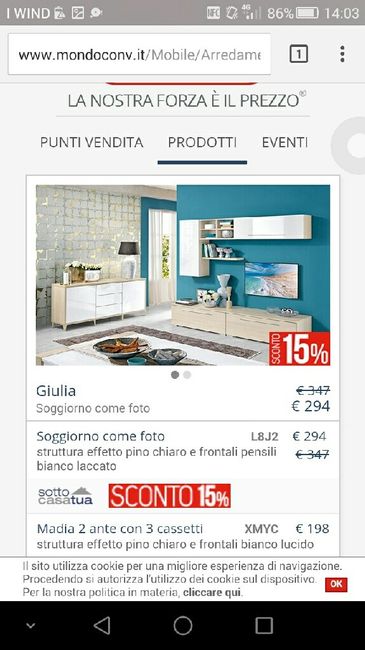 Abbinamento cucina e salotto - 4