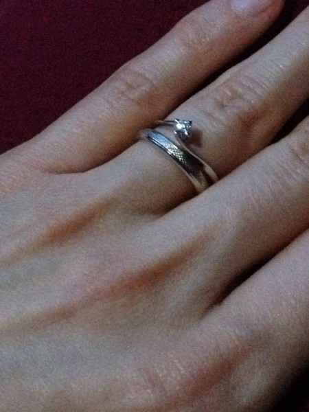 Foto 1 anello solitario...