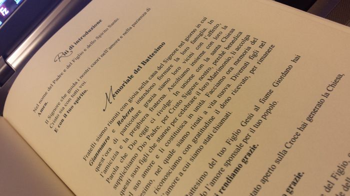 Prototipo libretto messa - 2