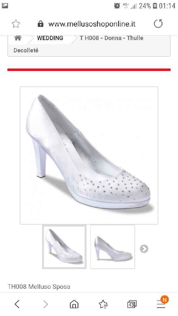 Quanto vi sono costate le scarpe da sposa? - 1