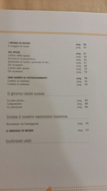 Il mio matrimonio agenda - 2