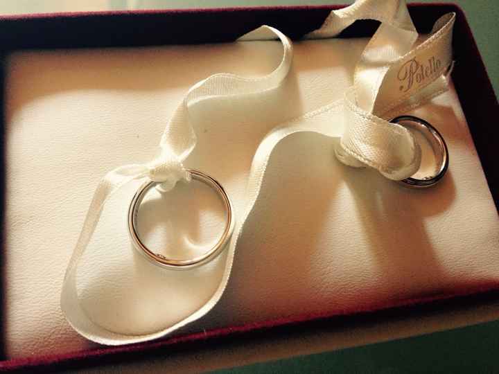 Abbiamo ritirato le fedi...et voila!! - 2