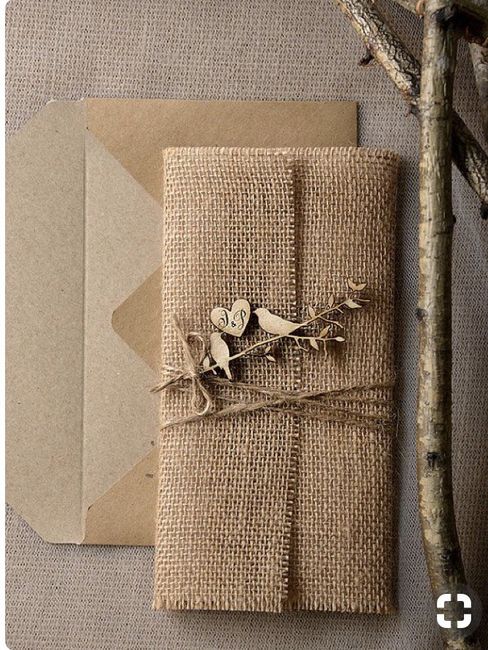  Partecipazioni matrimonio shabby - 1