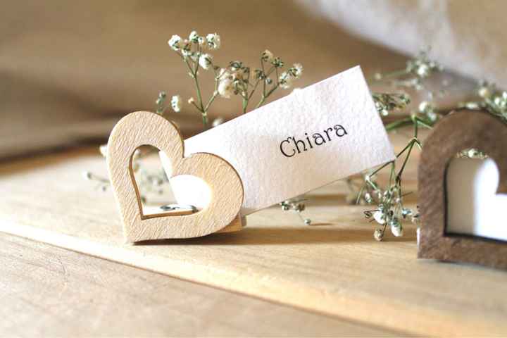 Dire segnaposto romantico - 5