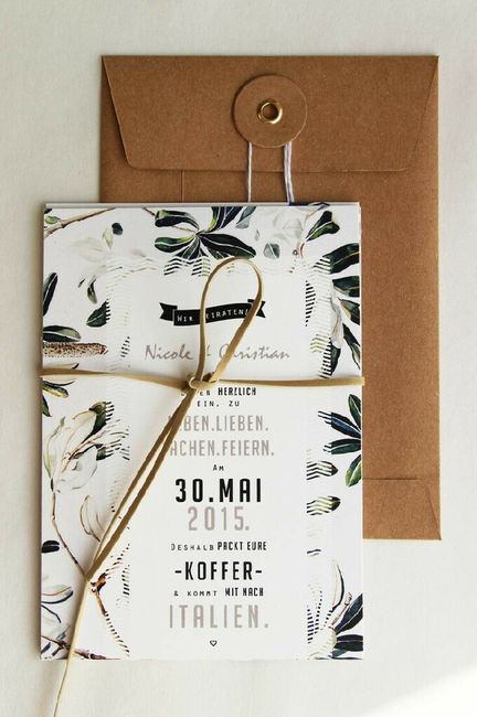 Busta partecipazione - 2