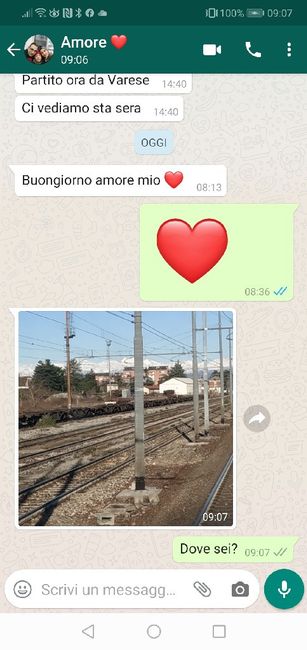Condividi lo screenshot dell'ultimo messaggio che vi siete inviati 5