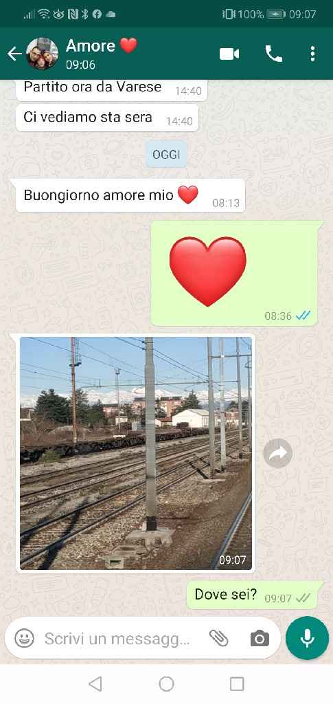 Condividi lo screenshot dell'ultimo messaggio che vi siete inviati - 1