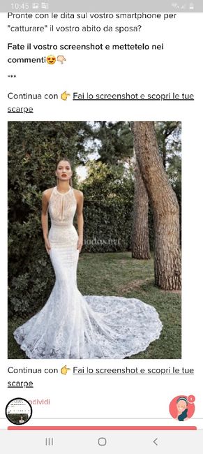 Fai lo screenshot e scopri il tuo abito da sposa 25
