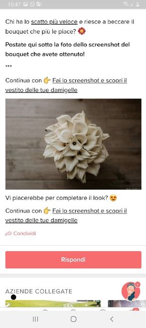 Fai lo screenshot e scopri il tuo bouquet 21