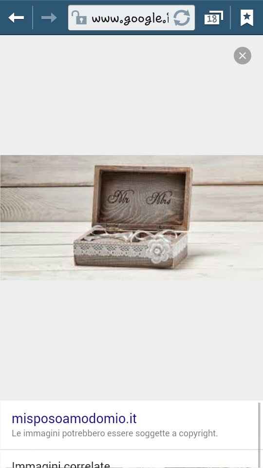 Come sarà il vs cuscino per le fedi? - 1