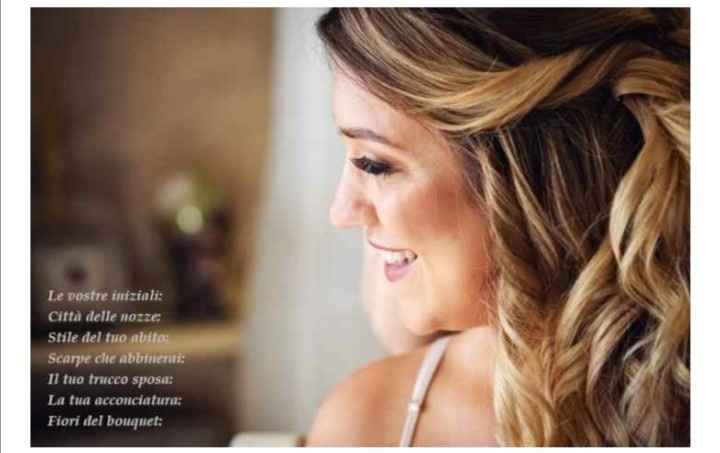 Condividi il tuo identikit sposa - 1