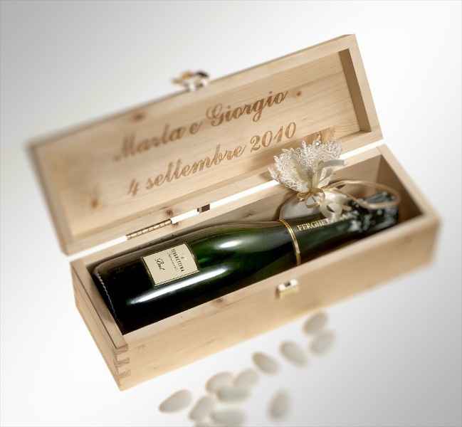 Bomboniere Nozze Oro Bottiglia Liquore Idea 50 Anni