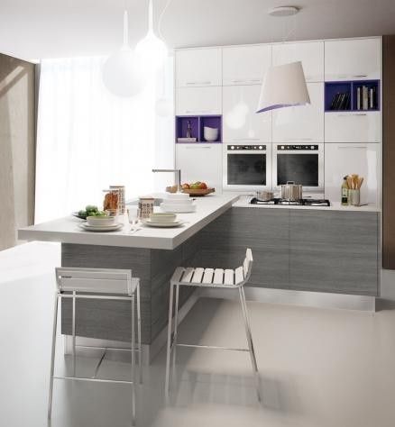 cucina con penisola